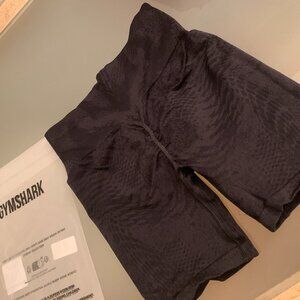 BNWT GYMSHARK Adapt Animal Seamless Shorts BLACK SZ SMALL